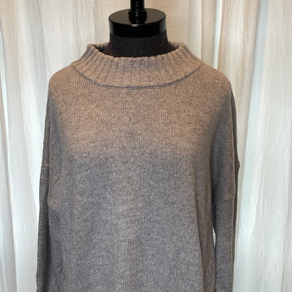 NWOT Abound Mock Neck Gray Sweater Dress Size large - Picture 5 of 7